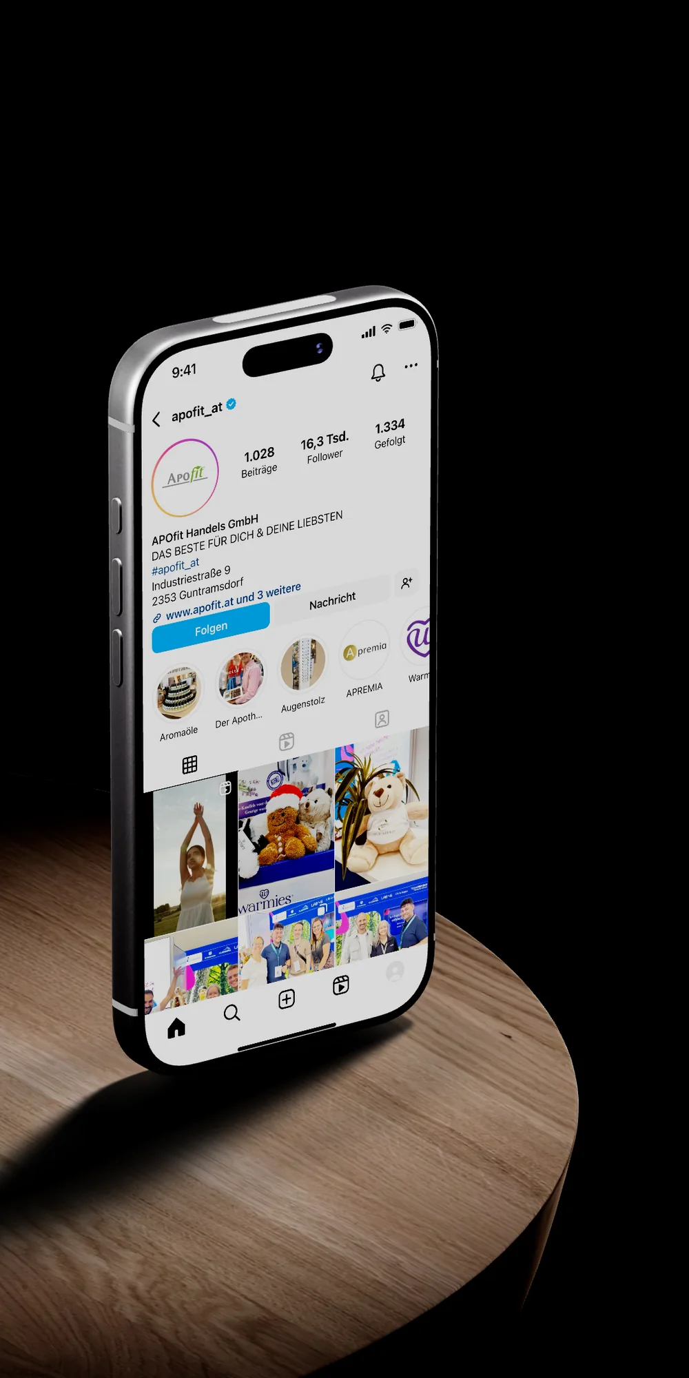 Social Media für APOfit