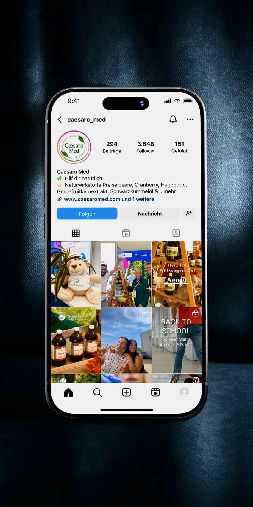 Social Media für Caesaro Med