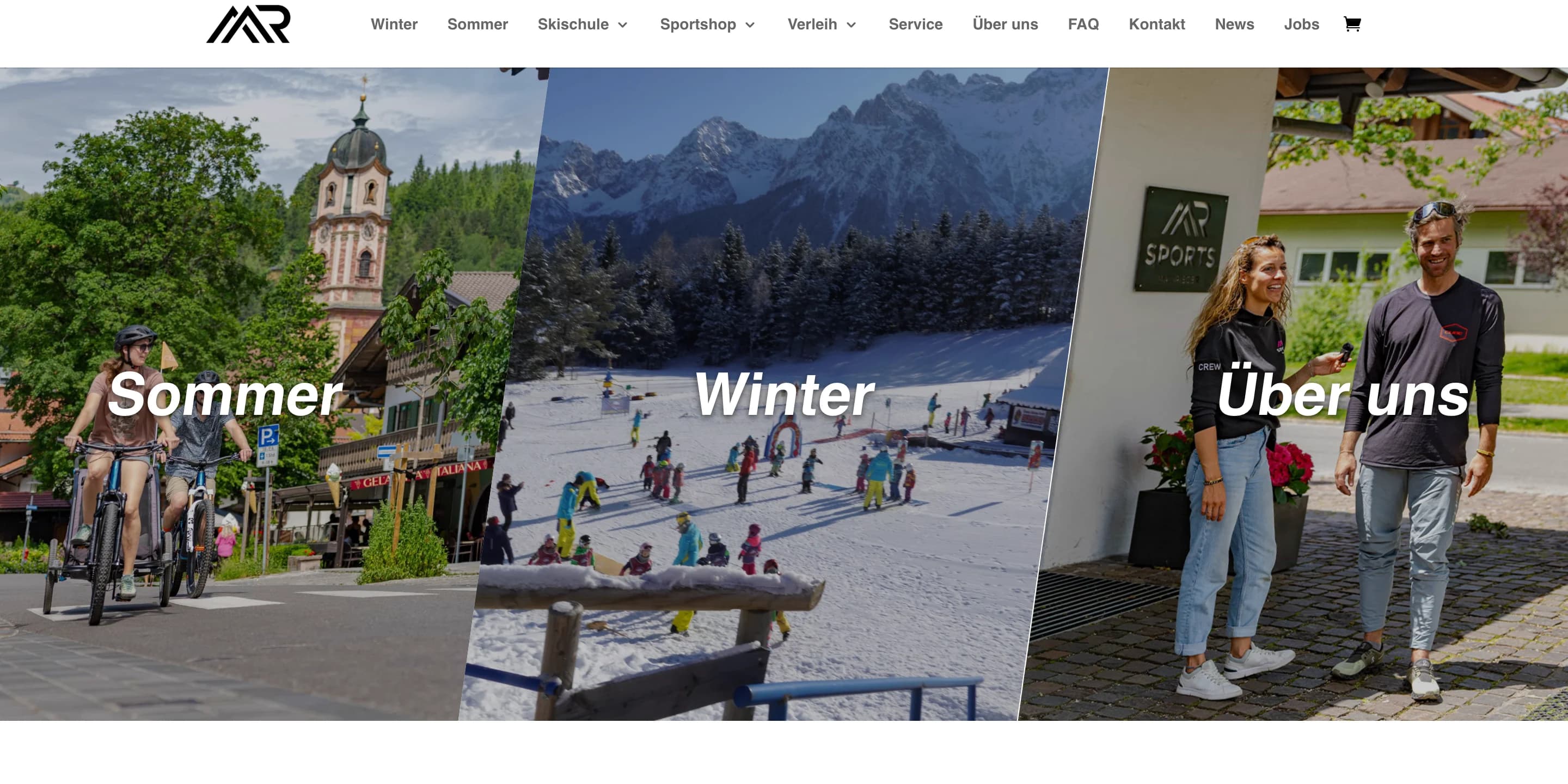 Website für Sports Max Rieger