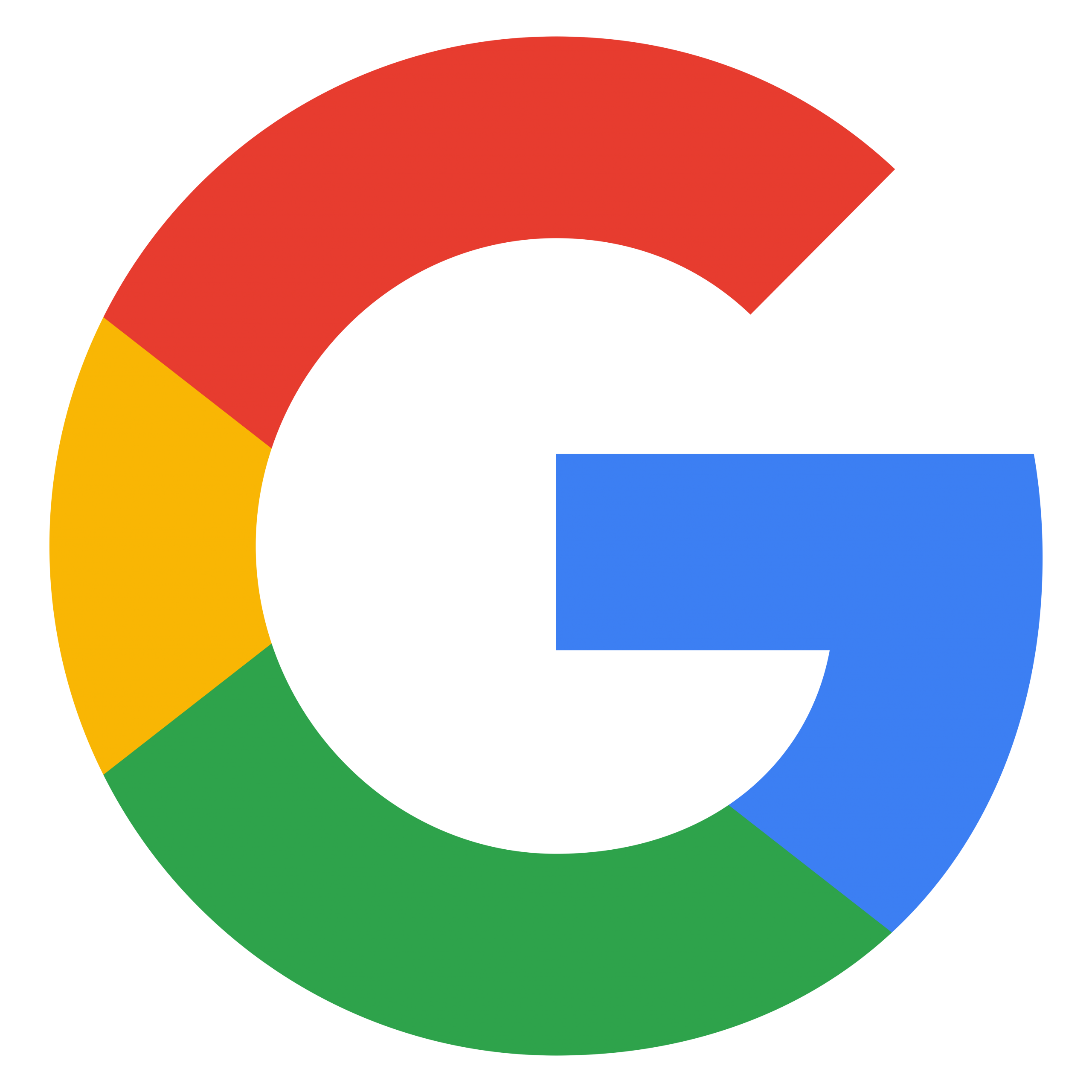 Googles mehrfarbiges G-Logo mit Segmenten in Rot, Gelb, Grün und Blau, angeordnet in einem stilisierten, gebogenen Buchstaben auf weißem Hintergrund.